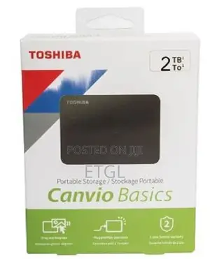 Toshiba Canvio External HDD - 2tb