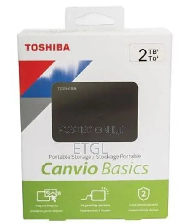Toshiba Canvio External HDD - 2tb
