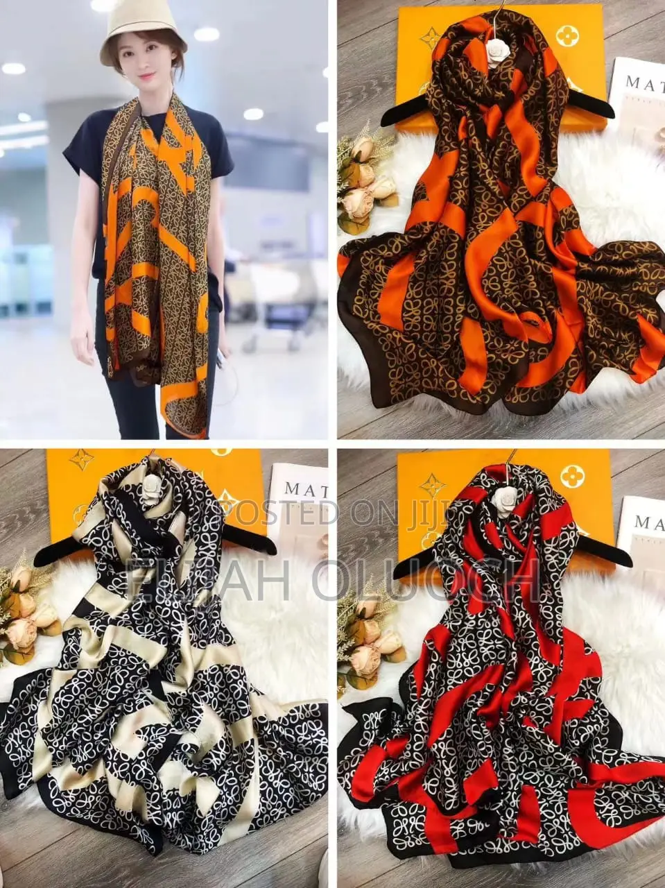Silk Large Scarf