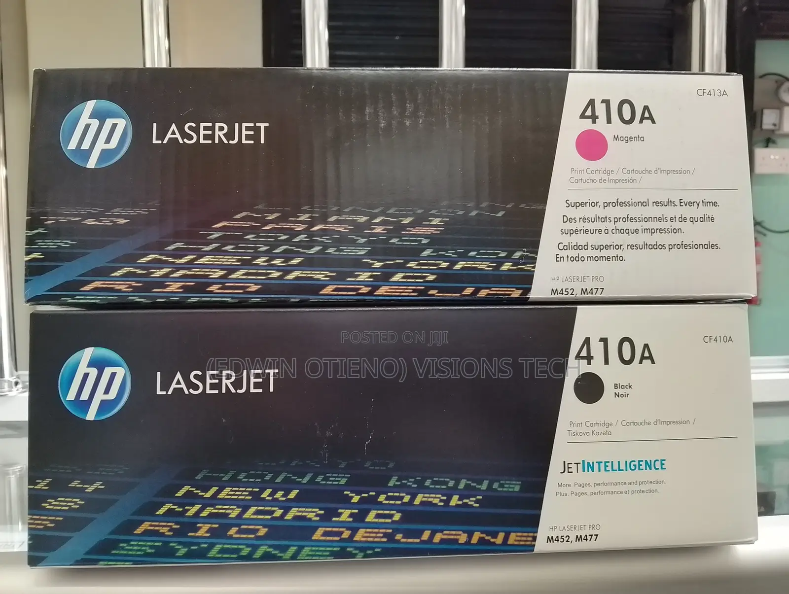 HP Cf413a and Cf410a Toners