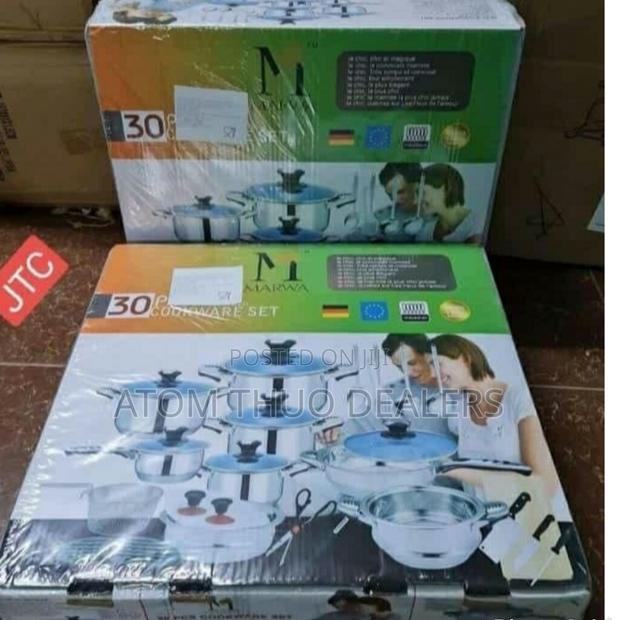New 30 Pieces Marwa Cookware Set