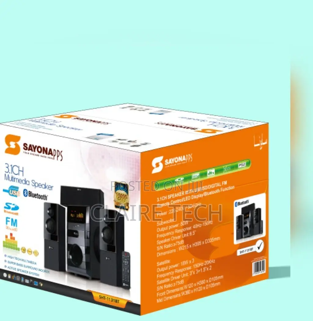 Sayona 3.1CH 1131 Multi Media System
