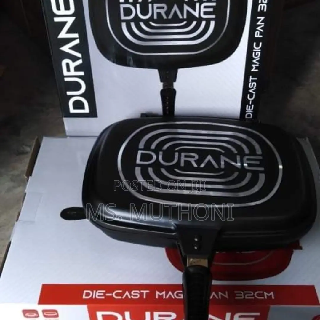 *Sq Professional Durane 32cm Double Sided Grill Pan