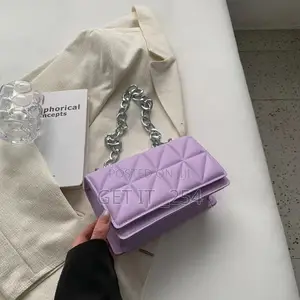 Mini Quilted Flap Chain Sling Bag