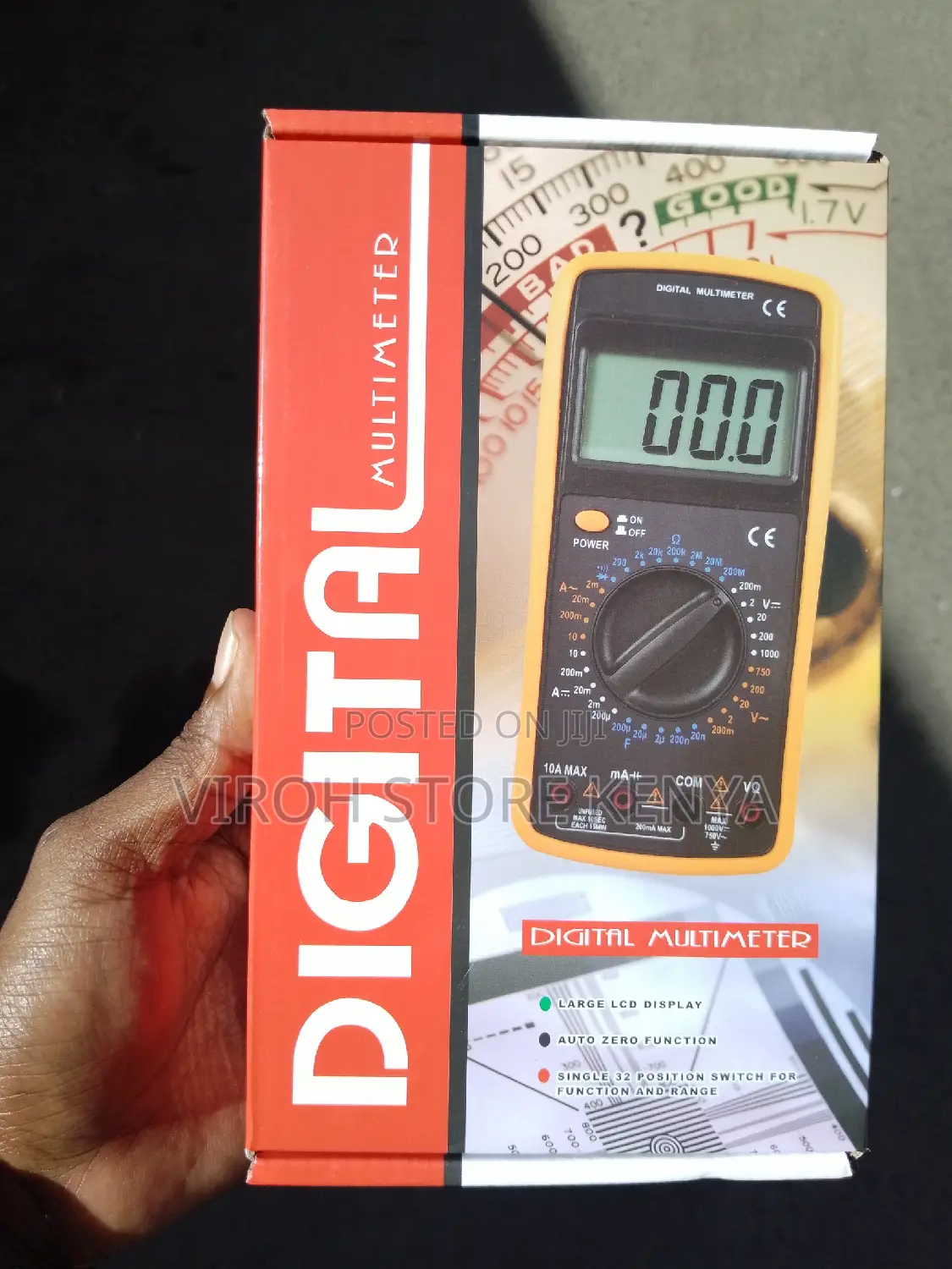 New Digital Multimeter With the Probe Wires