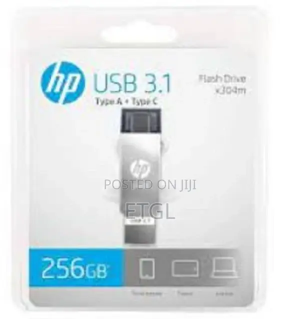 HP USB 3.1 X304M Type a + Type C Flashdisk - 64gb
