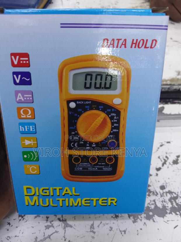 Digital Multimeter 600v 200mah Max With Backlight - main view