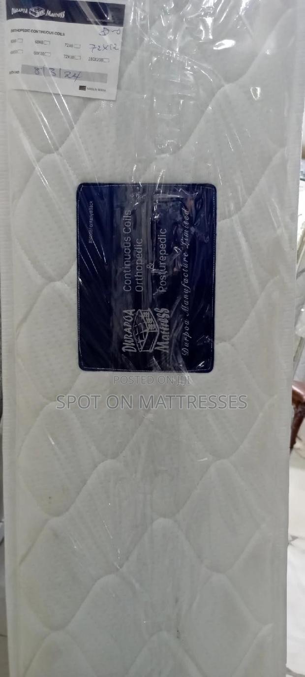 6by6 12inch Orthopaedic Spring Mattresses (10yrs Warranty)