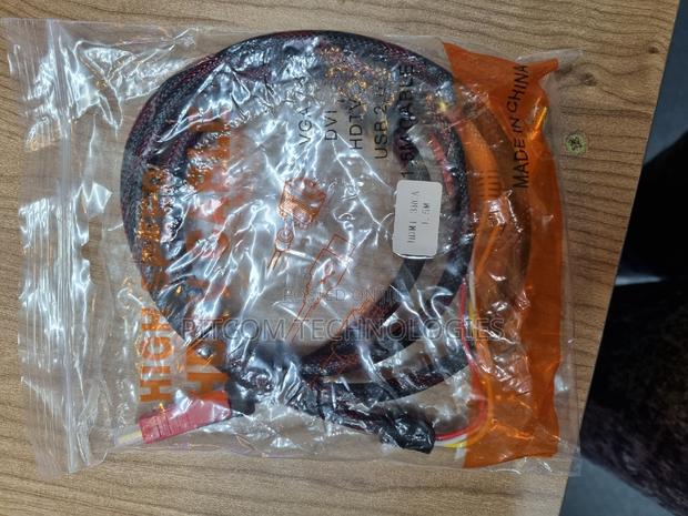 Nylon HDMI To 3RCA Cable 1.5M - thumbnail 3