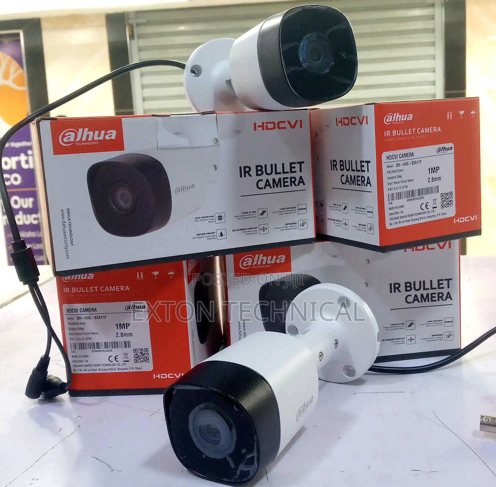 Hot Sale Dahua 1mp 720P Full HD Hdcvi IR Bullet CCTV Camera