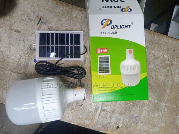 Solar LED Rechargeable Bulb With Panel 30W