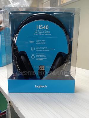 Logitech H540 USB Computer Headset Wired Head-Band Office - thumbnail 2