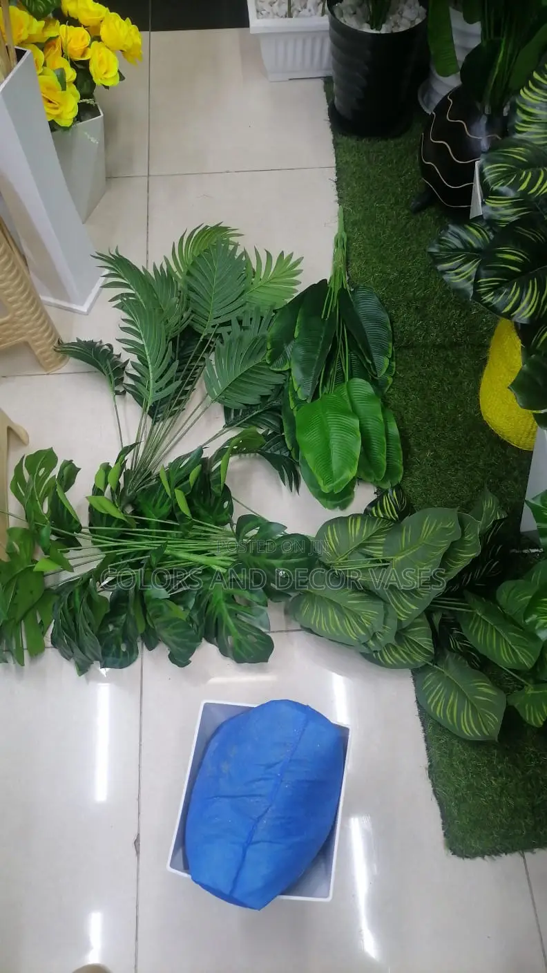 Plants Artificial Green in Colour