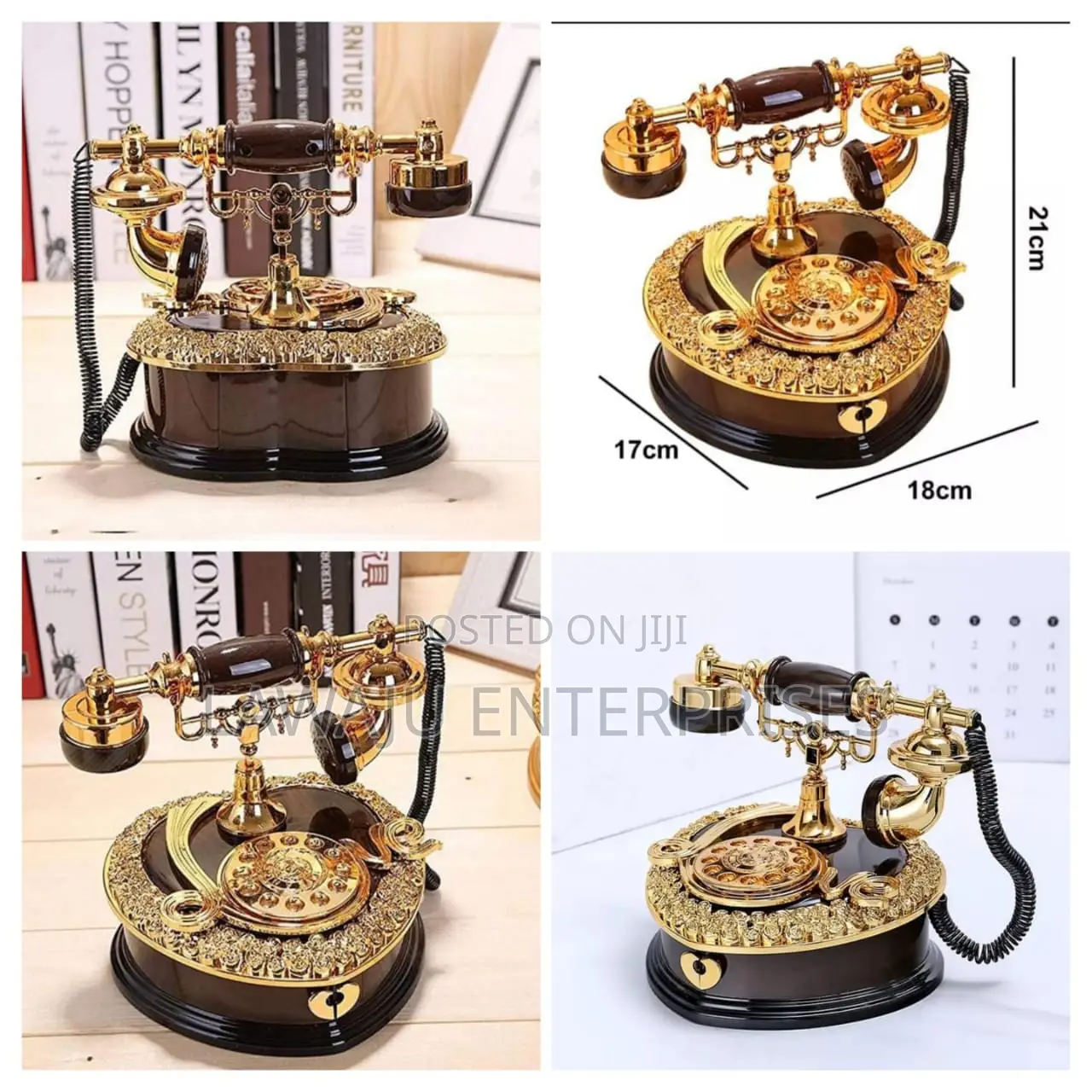 Gold Jewelry Dispenser Music Box