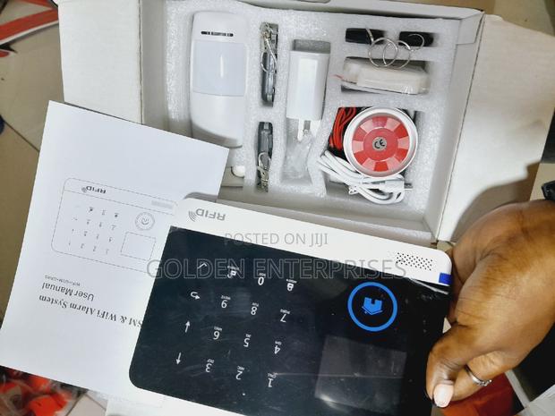 Wifi . GSM Intelligent Alarm System - main view