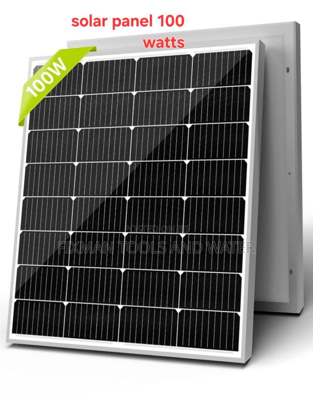 Monocrystaline New Solar Panel 100 Watts 12V