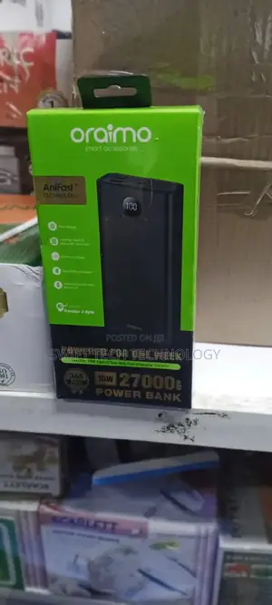 Power Bank , Oraimo Power Bank 27,000 Amh ,27,000amh