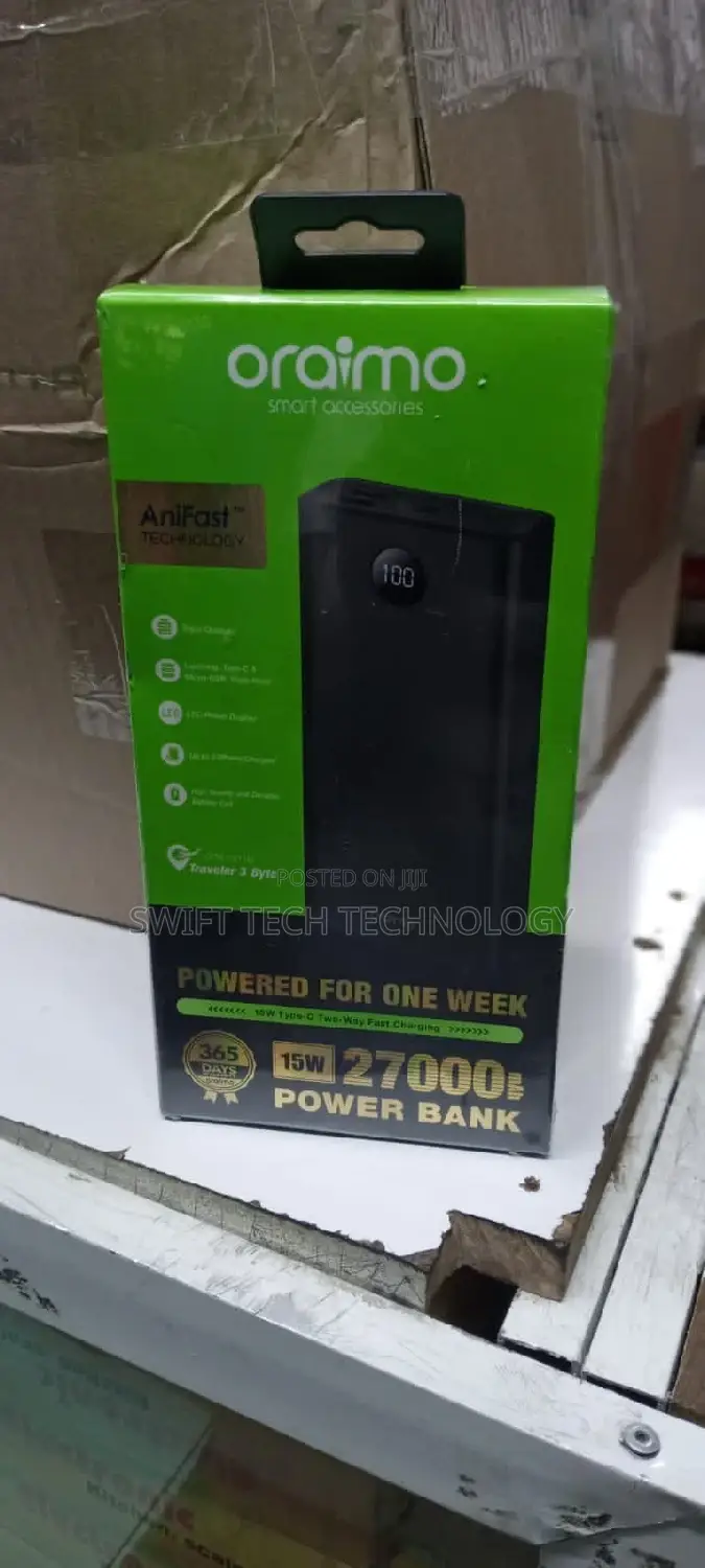 Power Bank Oraimo Power Bank 27,000amh/ Amh Oraimo