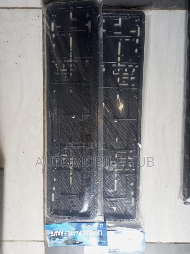 Plastic Number Plate Holders- Black - thumbnail 2