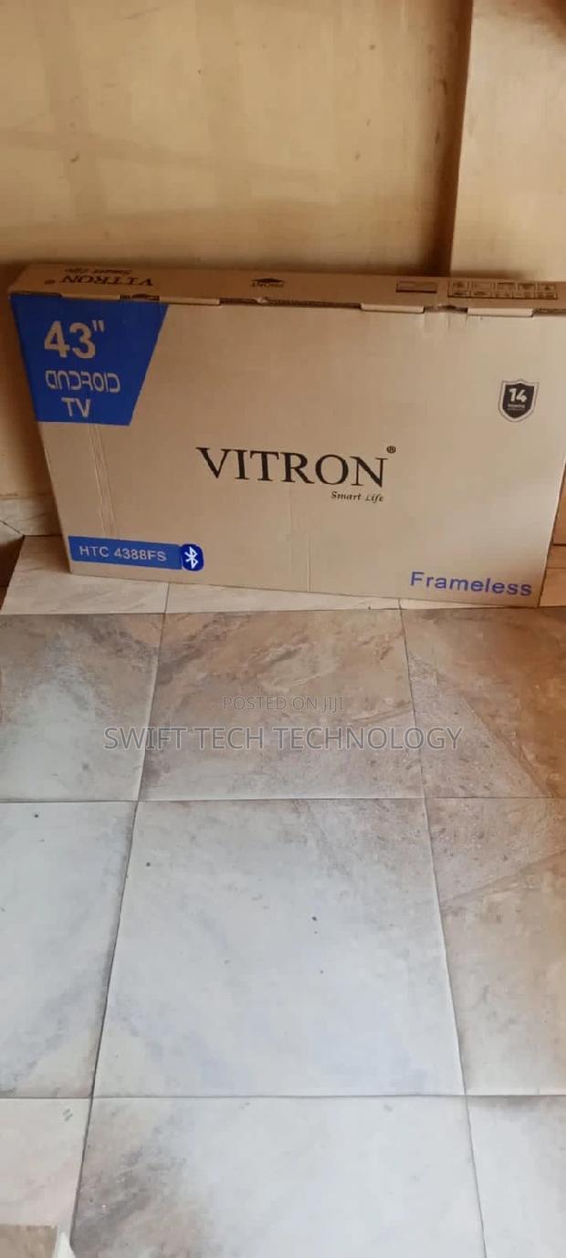 Vitron 43 Inches Smart Android Frameless With Inbult Decorder - thumbnail 3