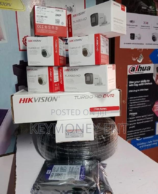 6 Hikvision CCTV Surveillance Camera Complete System Kit - main view