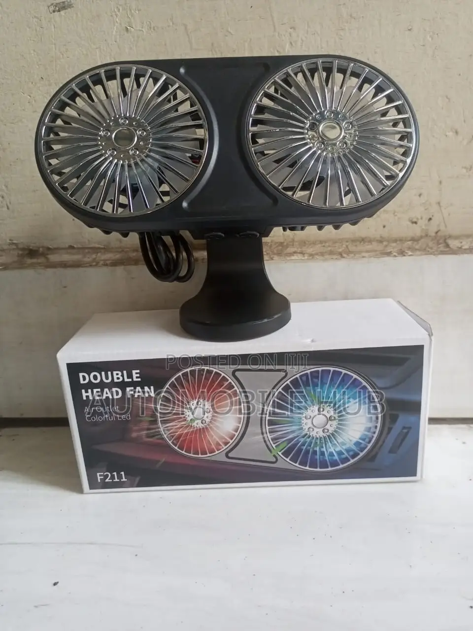 Universal Car Double Fan Cooling Fan
