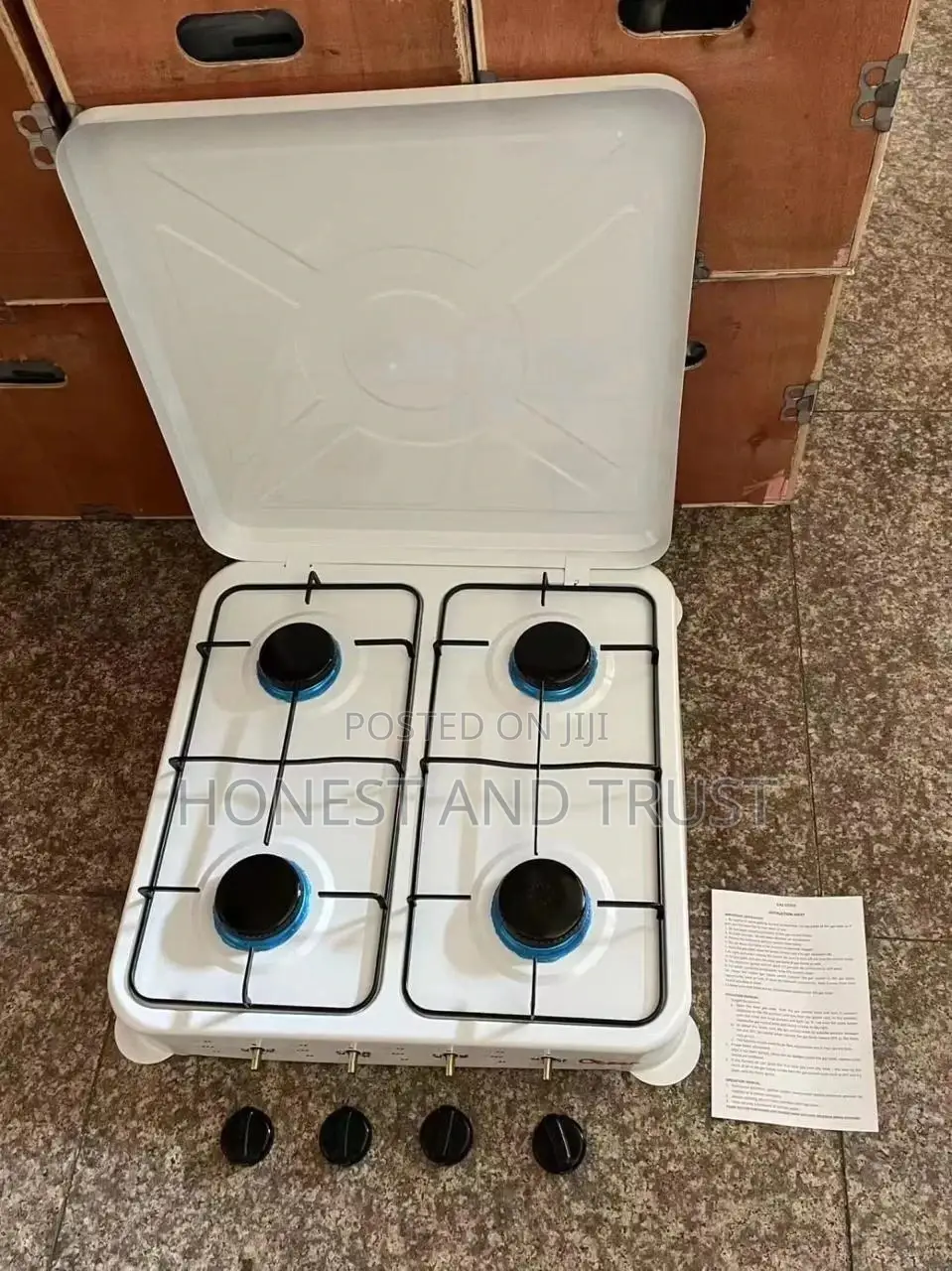 Four Gas Table Burner