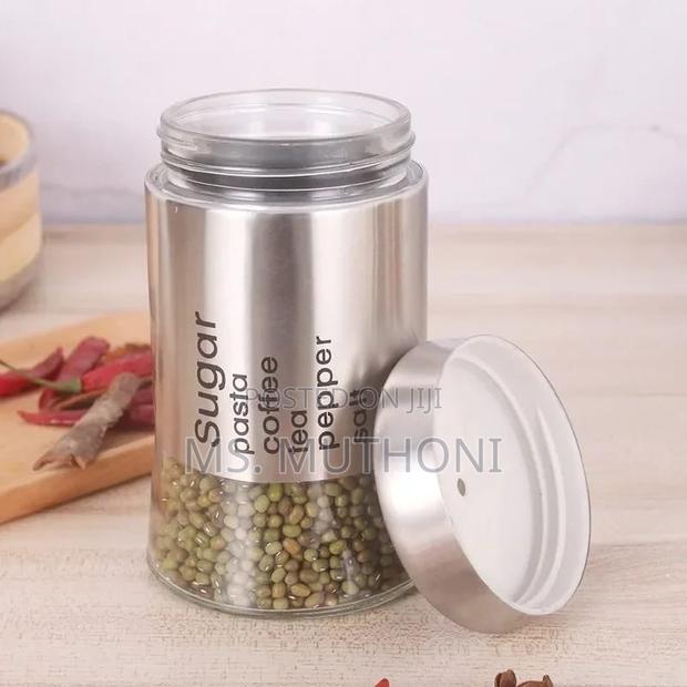 Tea, Sugar and Coffee Canisters Set - thumbnail 4