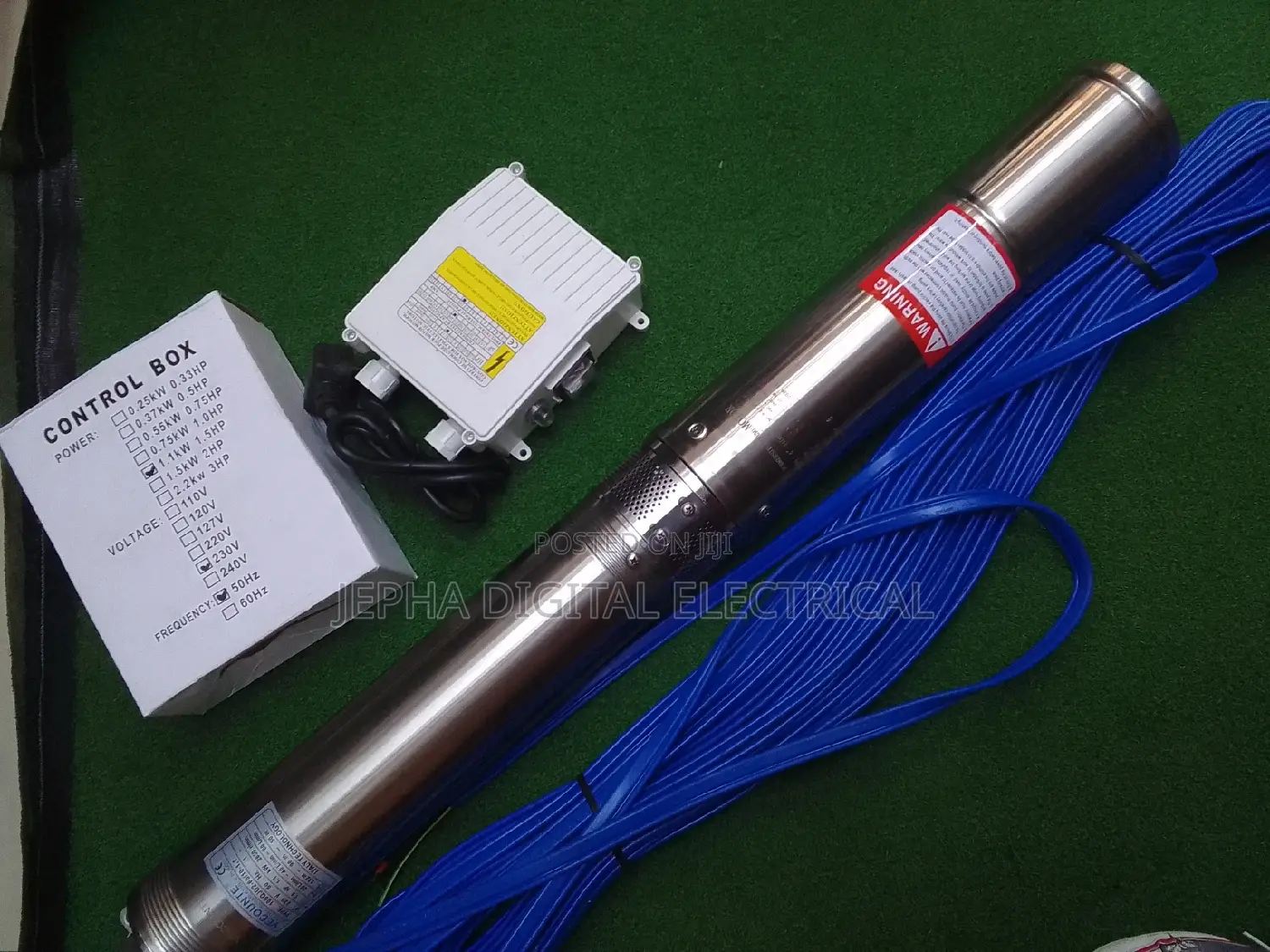 Deep Electric Submersible Water Pump 1.5hp_132m