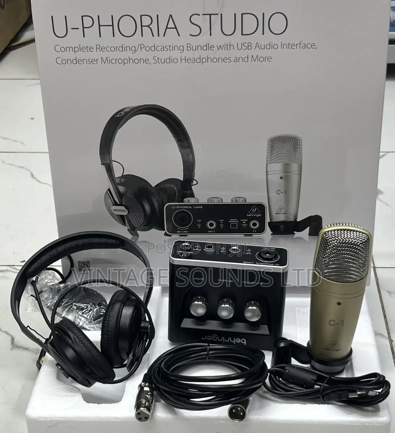 U-Phoria STUDIO Audiophile 2x2 USB Audio Interface / New Set
