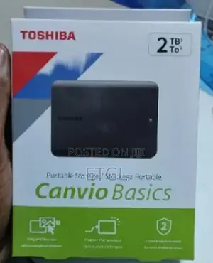 Toshiba Canvio External HDD - 2tb