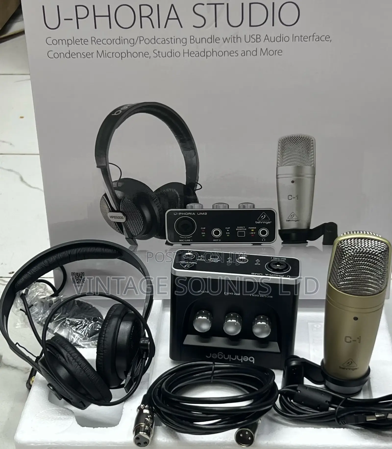 U-Phoria STUDIO Audiophile 2x2 USB Audio Interface / New Set