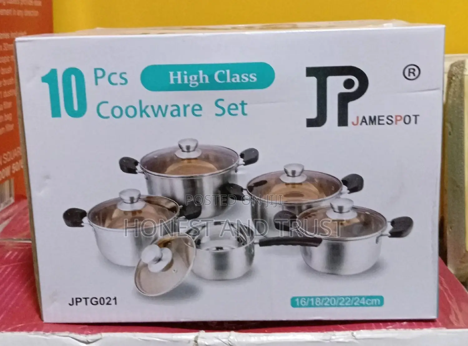 Jamesport 10 Pieces Cookware