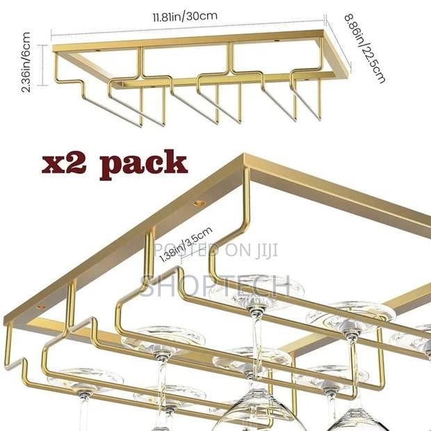 *Metallic Heavy Duty Wine Glass Holder Available - main view