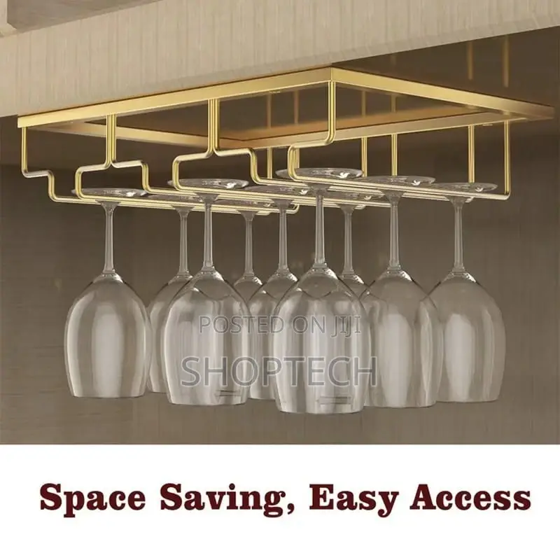 *Metallic Heavy Duty Wine Glass Holder Available