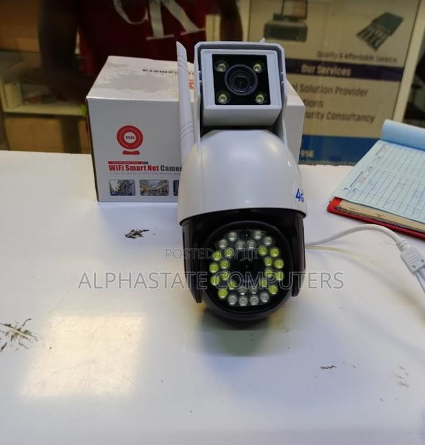 4G CCTV Security Ip Camera Outdoor Dual Lens CCTV Wifi PTZ