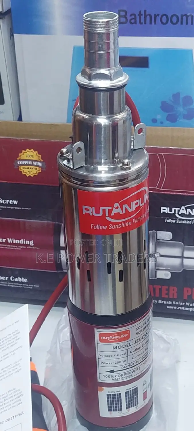 250W 50m Excellent Solar Submersible Water Pump