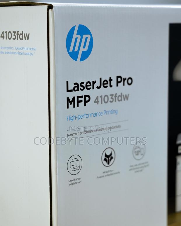 Mfp4103fdw Hp 4103fdw Laserjet ! Printer Laserjet 4103fdw^ - main view