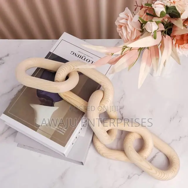 Boho Modern Wooden Chain Link Decor