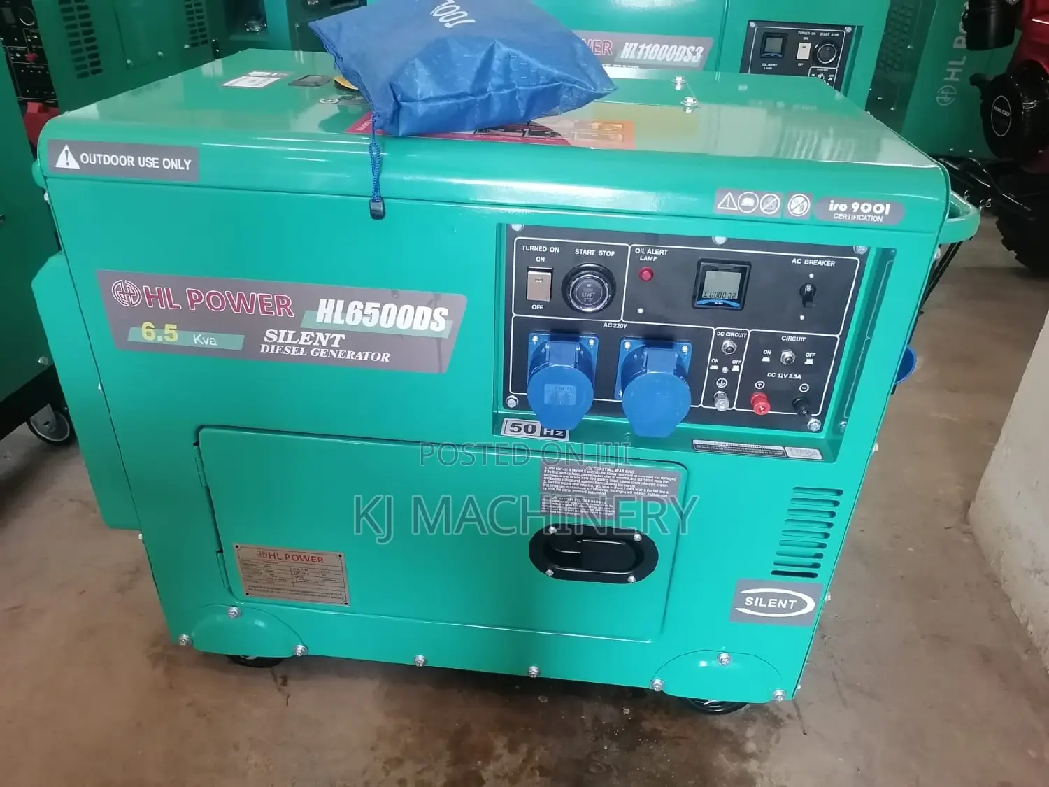 HL Power 6.5kva Diesel Silent Generator