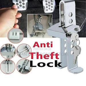Brake Pedal Lock, Adjustable Auto Stainless Steel 8 Holes