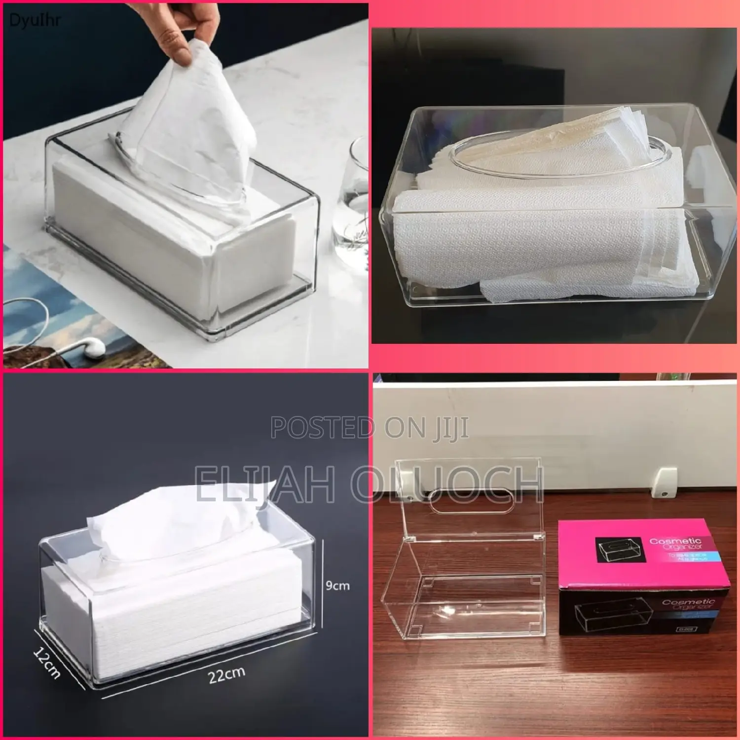 Acrylic Serviette Holder