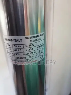 Electric Submersible Water Pump Primo Italy Power