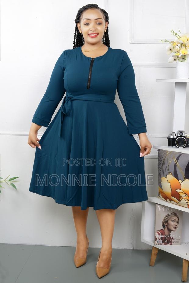 Stylish Office Breastfeeding Friendly Dress - main view