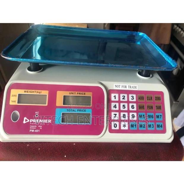 Digital Weighing Scale - main view