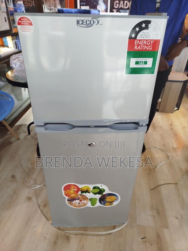 Icecool 118l Double Doors Fridge Freezer Refrigerator - thumbnail 2