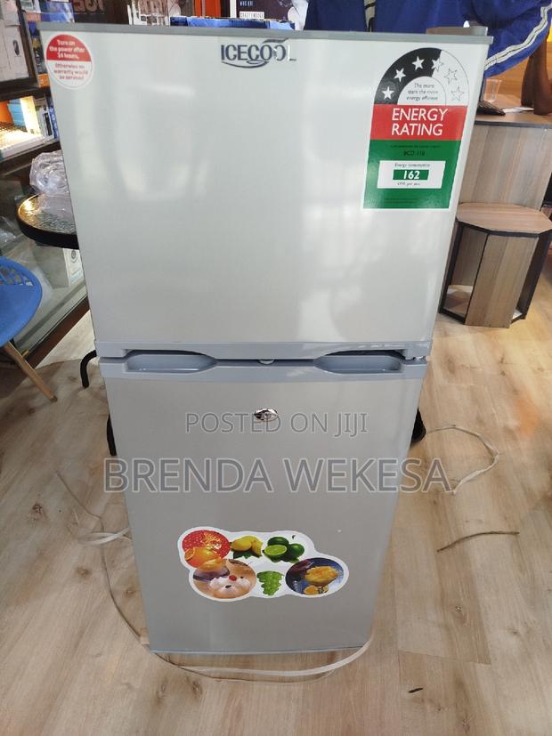 Icecool 118l Double Doors Fridge Freezer Refrigerator - thumbnail 3