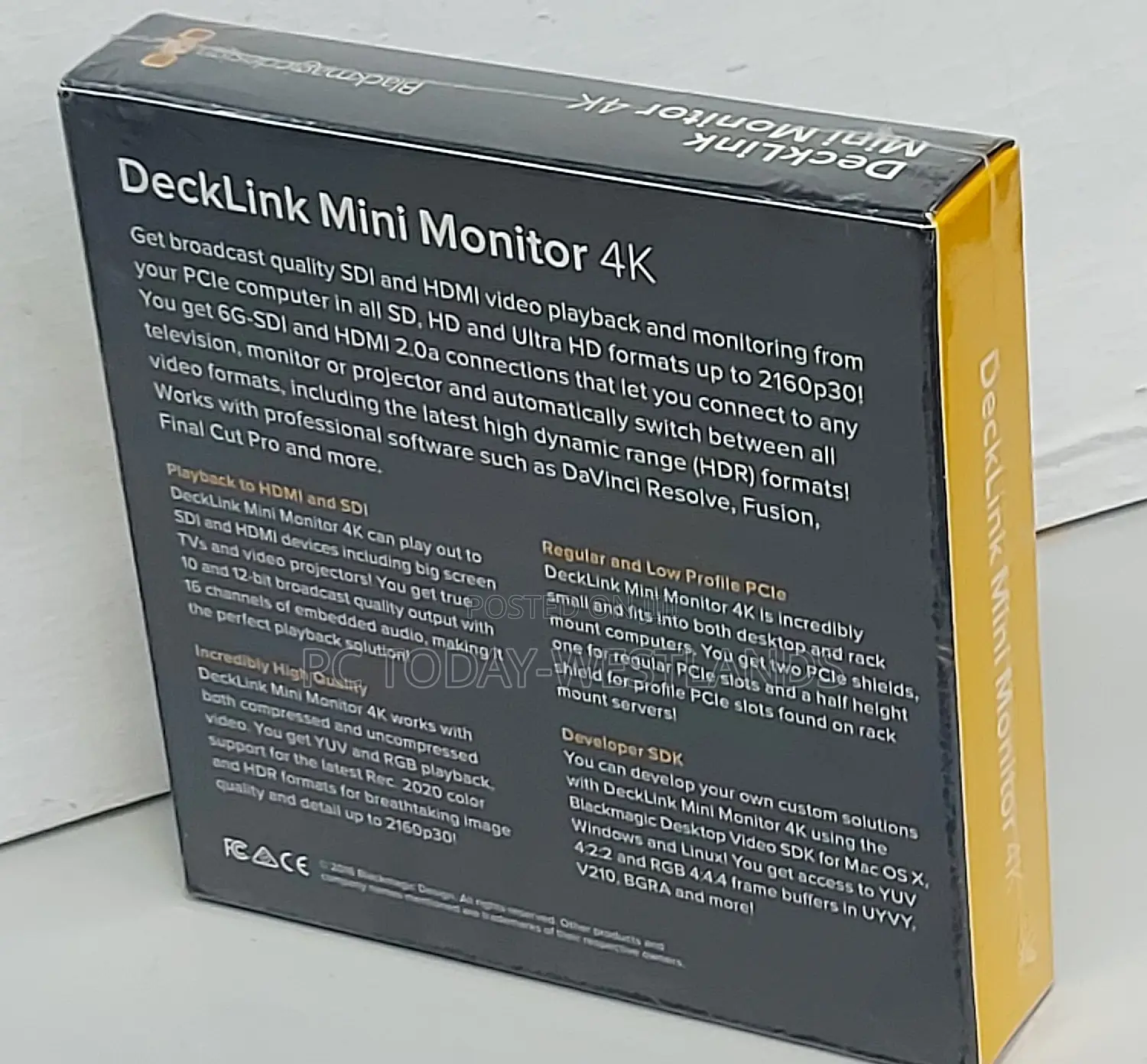 Blackmagic Design Decklink Mini Monitor Playback Card