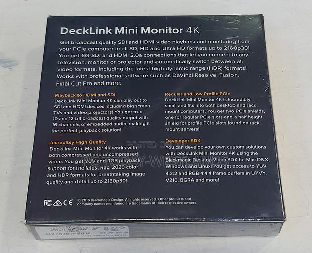 Blackmagic Design Decklink Mini Monitor Playback Card - thumbnail 3