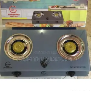 Two Burner Table Top Glass Cooker Eurochef